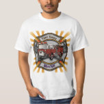 Firetruck Firefighter Maltese Cross mens t-shirt