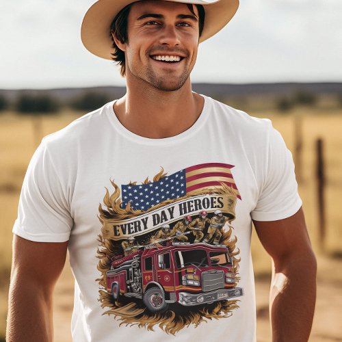 Firetruck Heroes T_Shirt