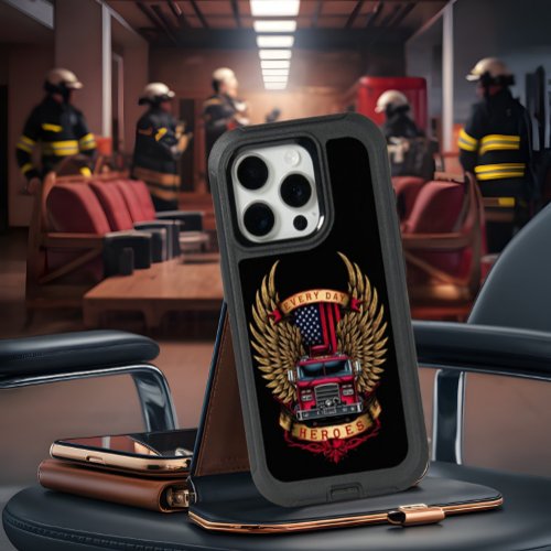 Firetruck Heroes With Wings iPhone 15 Pro Case