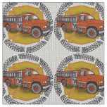Firetruck How I Roll Firefighter Fabric