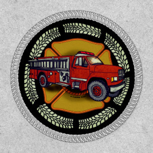 Firetruck How I Roll Firefighter  patch