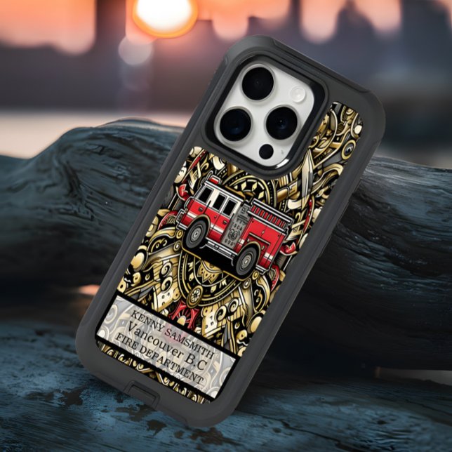 Firetruck In The Machine iPhone 15 Pro Case (Creator Uploaded)