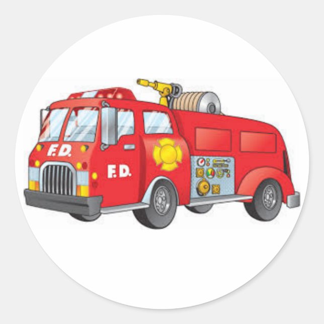 Firetruck Sticker (Front)