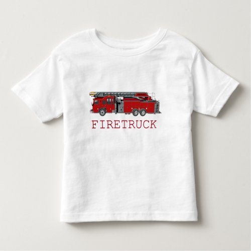 Firetruck Toddler T_shirt