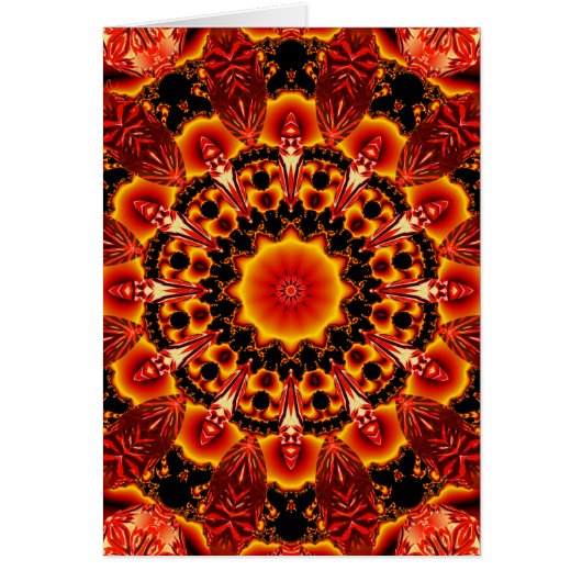 Firewalk Mandala, Abstract Spiritual Quest Cards (Front)