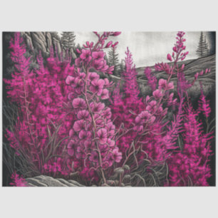 Fireweed 7 tissue paper