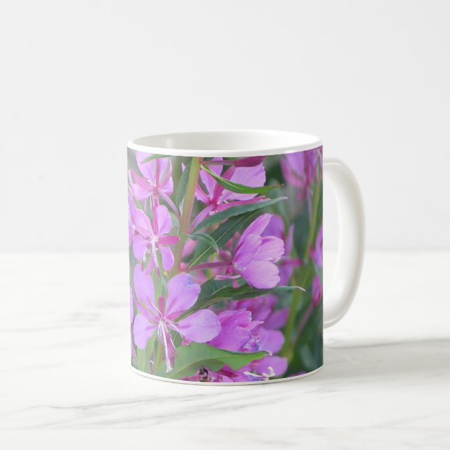 Fireweed flower mug (Front Right)