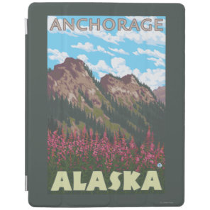 Fireweed & Mountains - Anchorage, Alaska iPad Smart Cover
