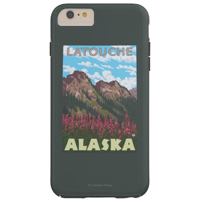 Fireweed & Mountains - Latouche, Alaska Case-Mate iPhone Case (Back)