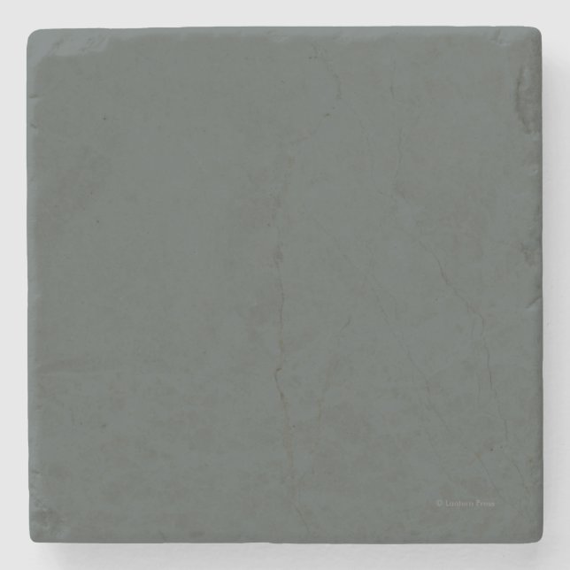 Fireweed & Mountains - Latouche, Alaska Stone Coaster (Front)