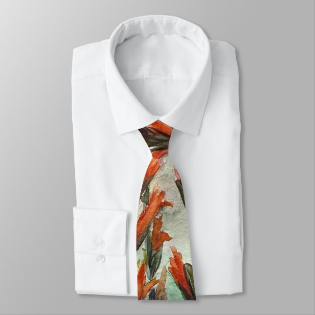 Fireweed Neck Tie (Tied)