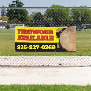 Firewood Available Custom Banner