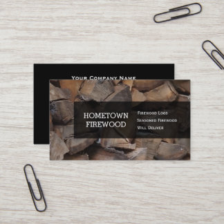 Firewood Business Cards