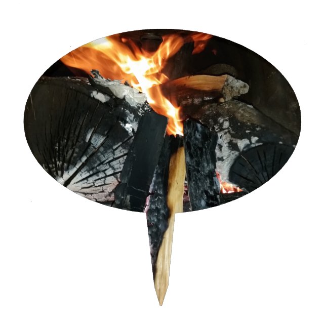 Firewood Cake Topper (Front)
