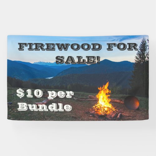 Firewood for sale edit price banner