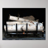 Firewood In The Hearth Poster