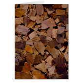 Firewood rustic cabin wood grain tree bark pattern (Front)