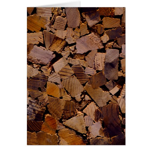 Firewood rustic cabin wood grain tree bark pattern cards (Front)