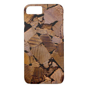 Firewood rustic cabin wood grain tree bark pattern iPhone 8/7 case
