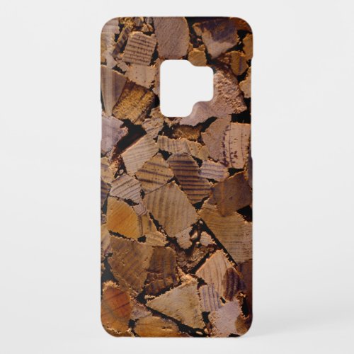 Firewood rustic cabin wood grain tree bark pattern Case_Mate samsung galaxy s9 case