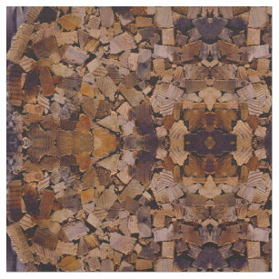 Firewood rustic cabin wood grain tree bark pattern fabric