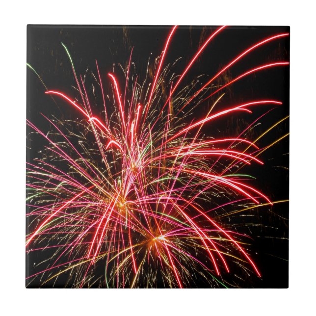 Firework 01 ceramic tile (Front)