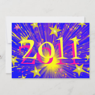 Firework '2011' party invitation