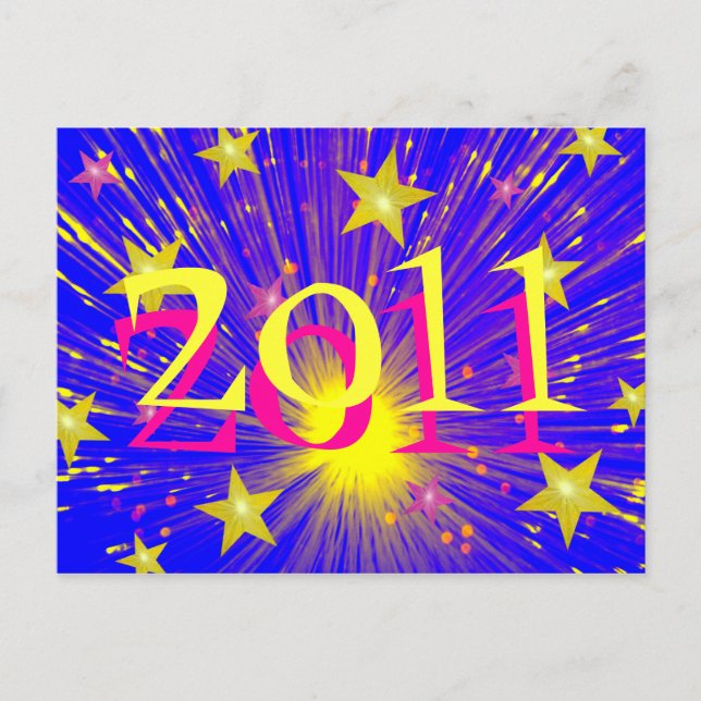 Firework '2011' postcard (Front)