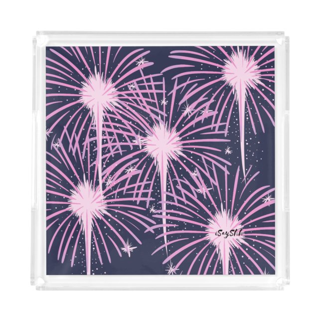 Firework Acrylic Tray (Front)