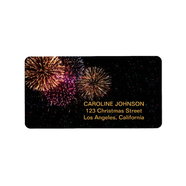 Firework Address Labels (Front)
