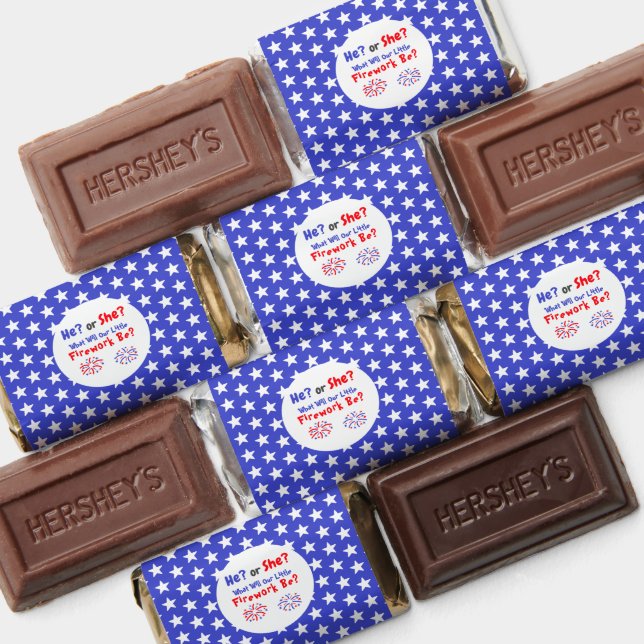 Firework American Gender Reveal Hershey's Miniatures (Assorted)