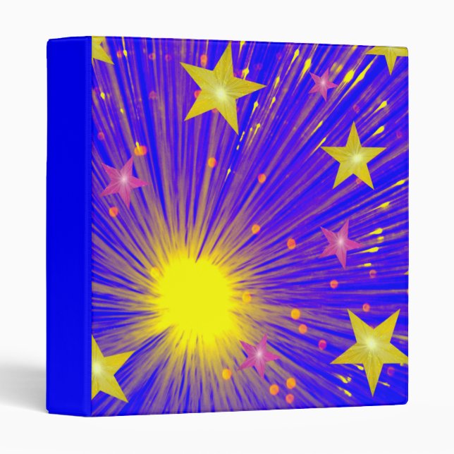 Firework binder blue (Front/Spine)