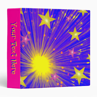 Firework binder 'Your Text' pink
