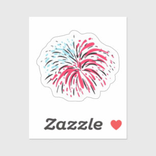 Firework Classic Sticker