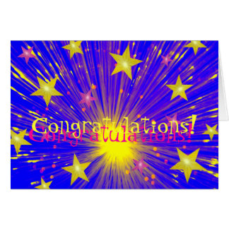 Fireworks Congratulations Gifts on Zazzle