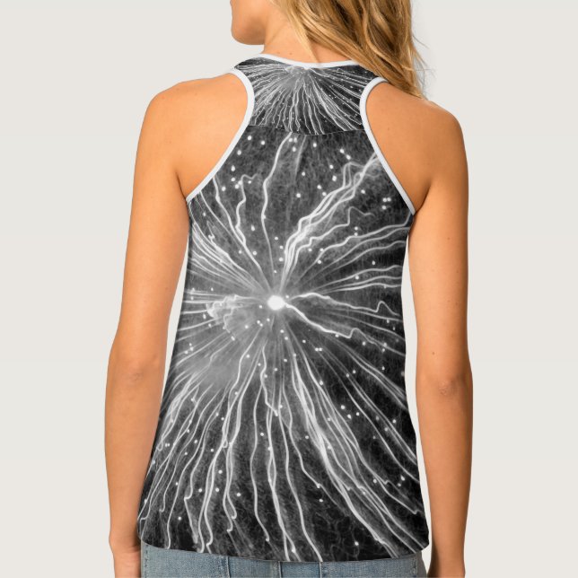  FIREWORK DESIGN WOMAN"S TANK TOP  (Back)