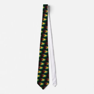 Firework; Guyana Flag Tie