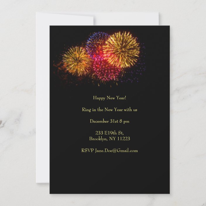 Firework Invitation | Zazzle.com