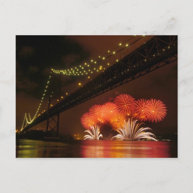 Firework Lisbon Postcard (Front)