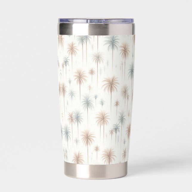 Firework Palms Insulated Tumbler (Back)