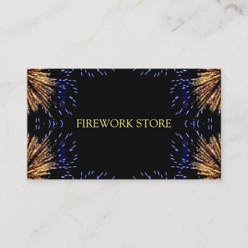 Firework Party Business Card