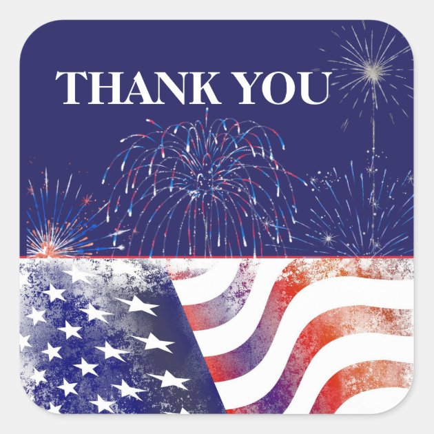 Small Business Thank You Customer Bring Back Patriotic Star Scratchers
