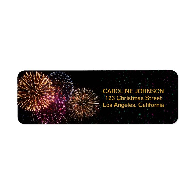 Firework 	Return Address Labels (Front)