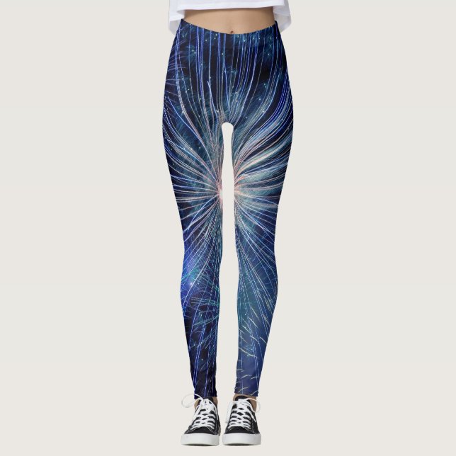 Firework Rockets Leggings (Front)