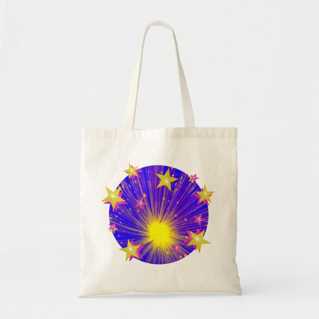 Firework Round tote bag (Front)