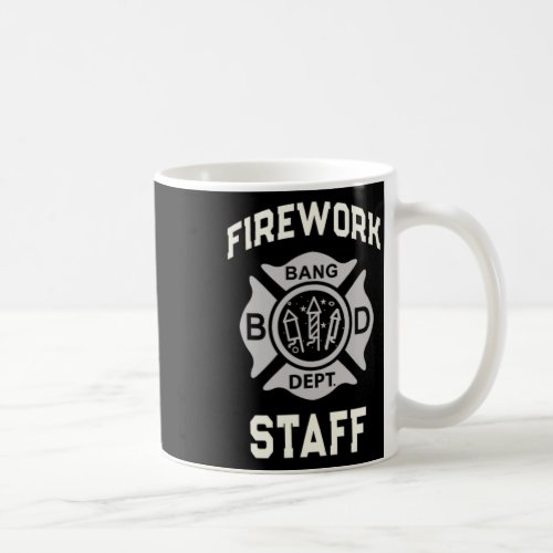 Firework Staff 4th Of July Crew Safety Director  Coffee Mug