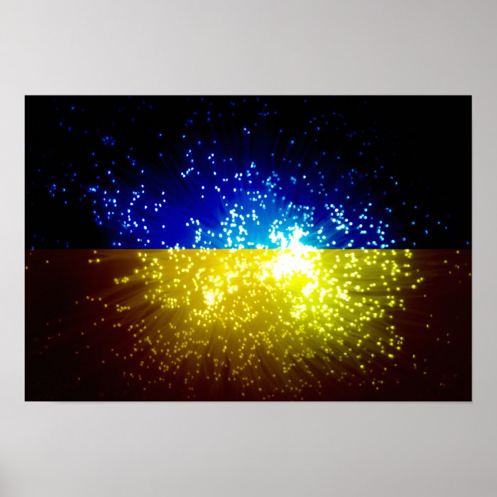 Firework; Ukraine Flag Posters