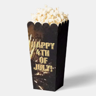 Fireworks 10 4th of July popcorn boxes