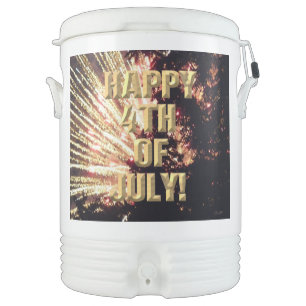 Fireworks 11 4th of July Igloo beverage cooler