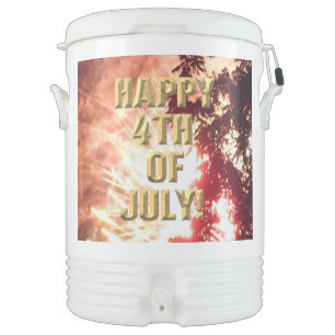 Fireworks 12 4th of July Igloo beverage cooler